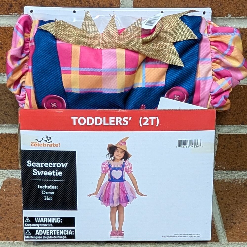 Scarecrow Sweetie Costume by Celebrate - NWT - Size 2T